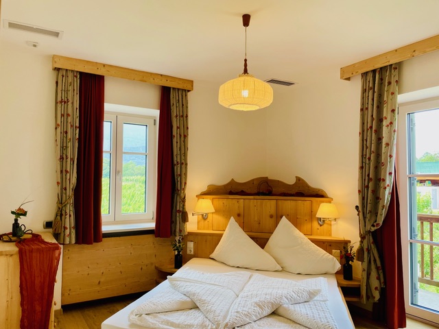 Appartement Montiggl Schlafzimmer